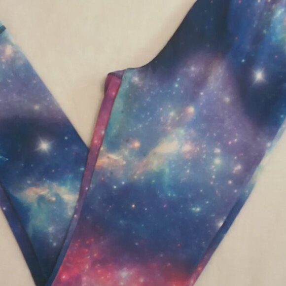 Zone Pro 💕 Gorgeous Astrological Star Dust Leggings Or Tights 💙 - Picture 4 of 9